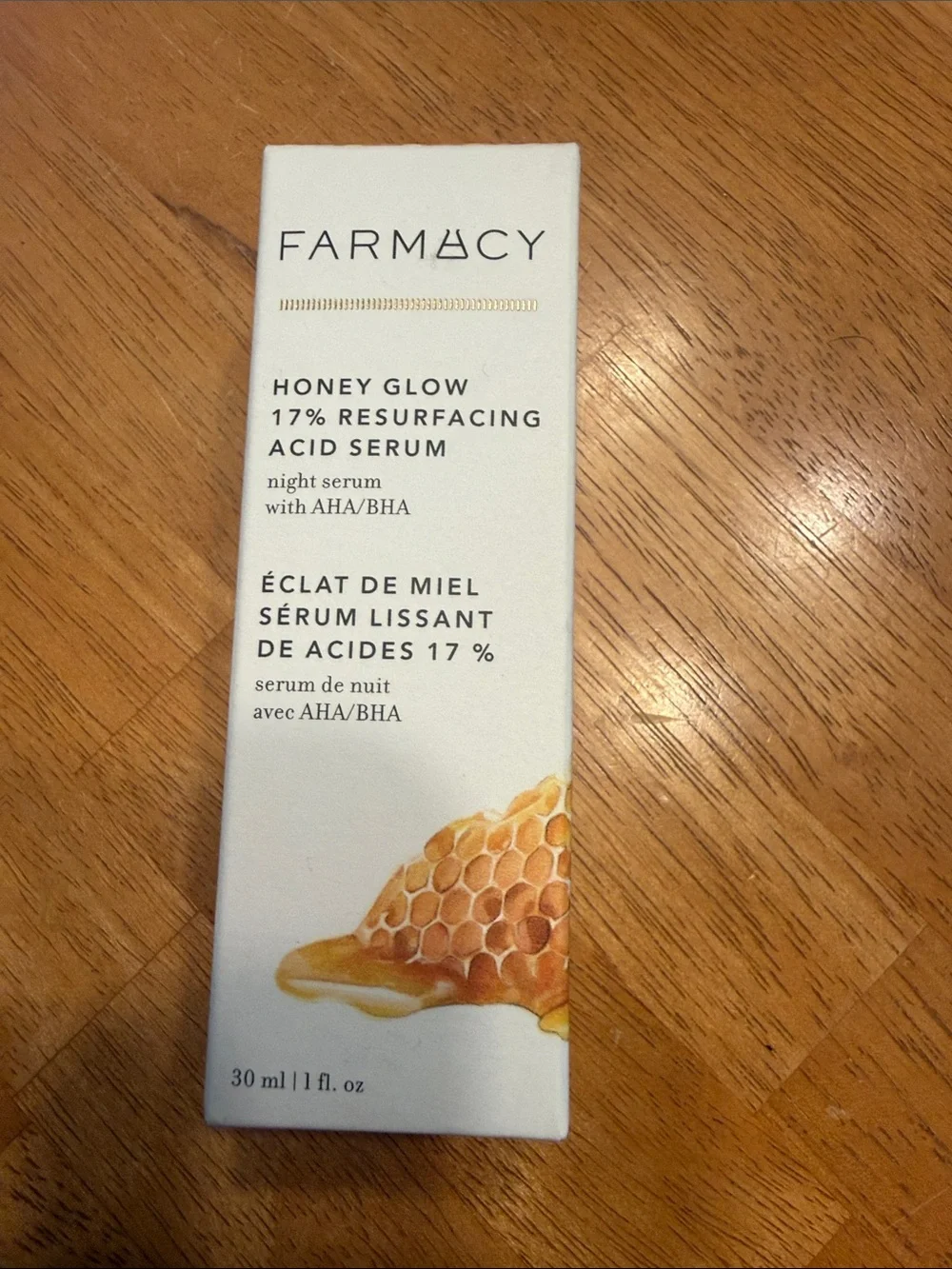 Farmacy Honey Glow 17% Resurfacing Acid Night Serum with AHA/BHA
